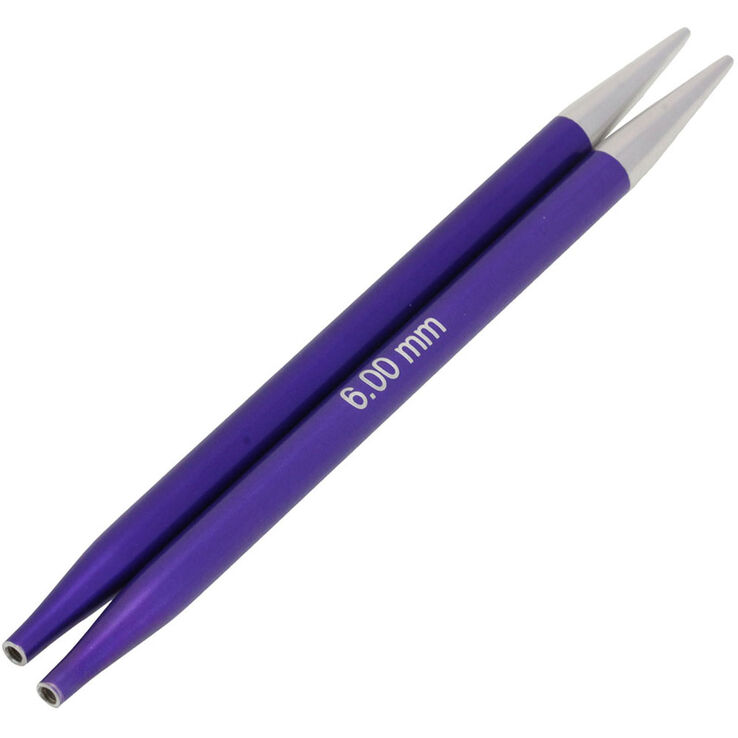 Lana Grossa Nålespidse Vario Aluminium Rainbow Str. 6,0 