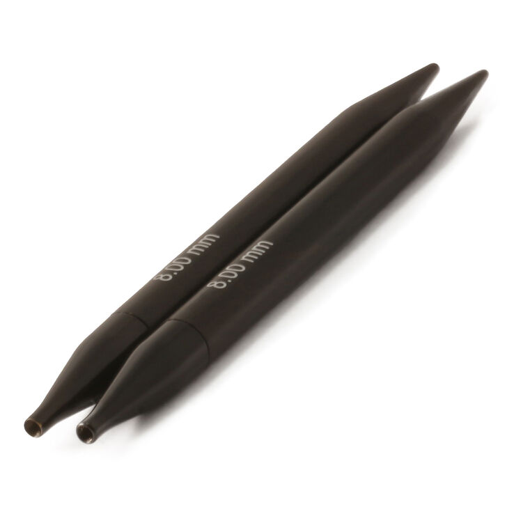 Lana Grossa Udskiftbare nålespidse Vario Nera Ebony St. 8,0
