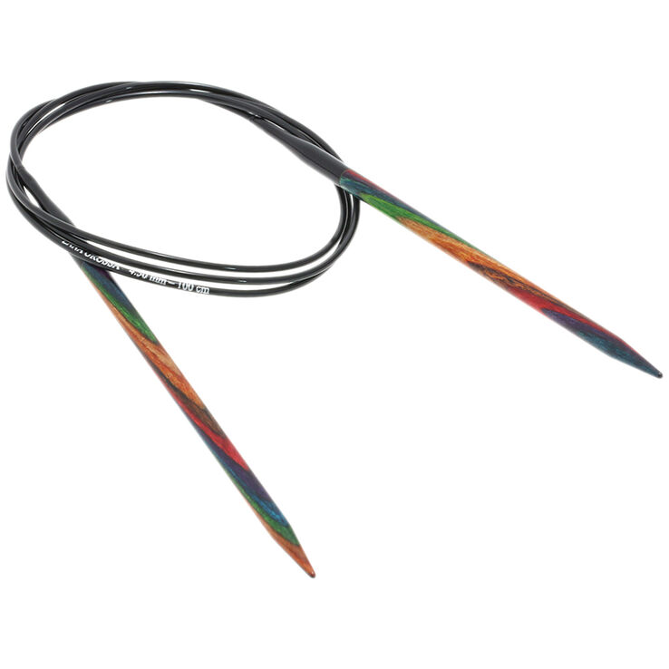 Lana Grossa Rundpind Design Træ Multicolor Str. 4,5/100cm 