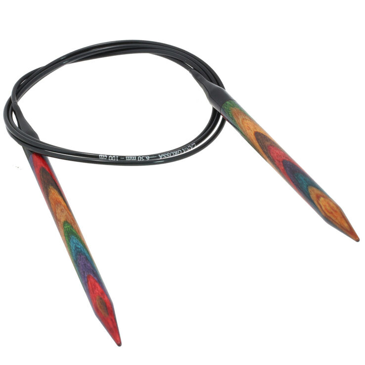 Lana Grossa Rundpind Design Træ Multicolor Str. 6,5/100cm