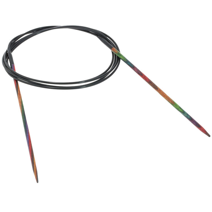 Lana Grossa Rundpind Design Træ Multicolor Str. 2,5/120cm