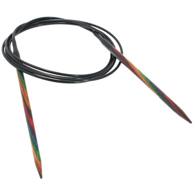 Lana Grossa Rundpind Design Træ Multicolor Str. 4,5/120cm