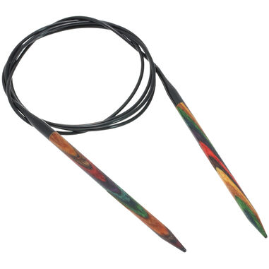 Lana Grossa Rundpind Design Træ Multicolor Str. 5,5/120cm