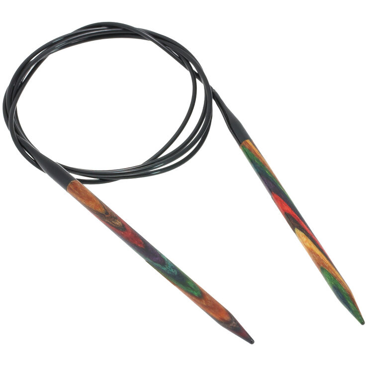 Lana Grossa Rundpind Design Træ Multicolor Str. 5,5/120cm