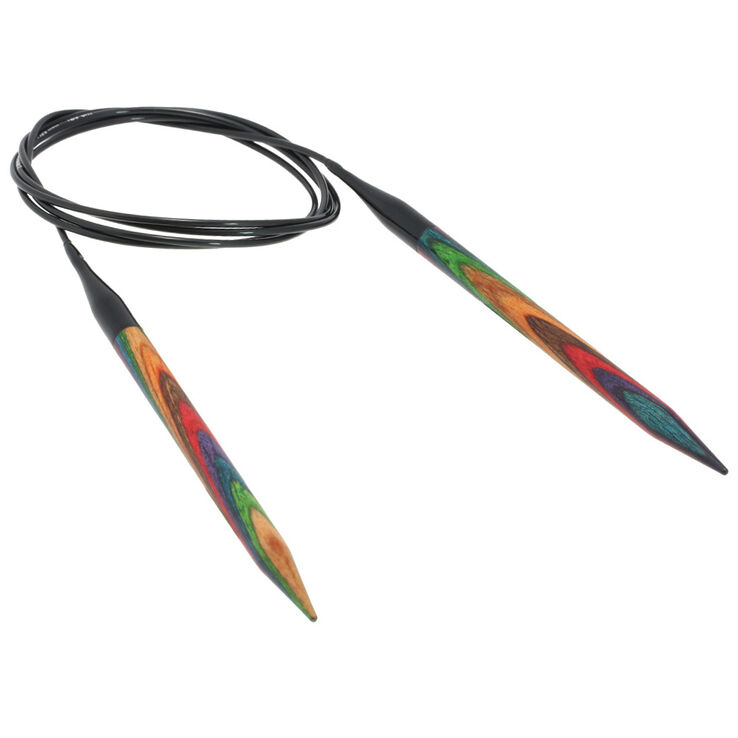 Lana Grossa Rundpind Design Træ Multicolor Str. 8,0/120cm