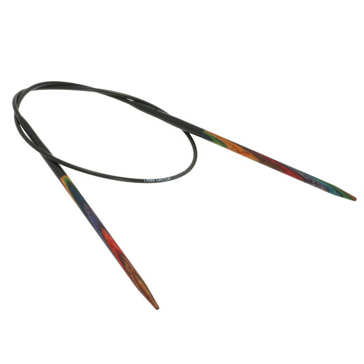 Lana Grossa Rundpind Design Træ Multicolor Str. 3,75/40cm
