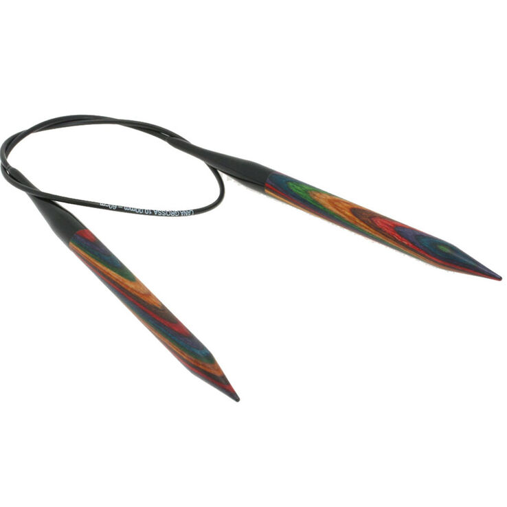 Lana Grossa Rundpind Design Træ Multicolor Str. 10,0/60cm