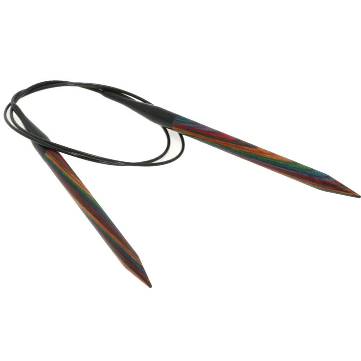 Lana Grossa Rundpind Design Træ Multicolor Str. 8,0/80cm