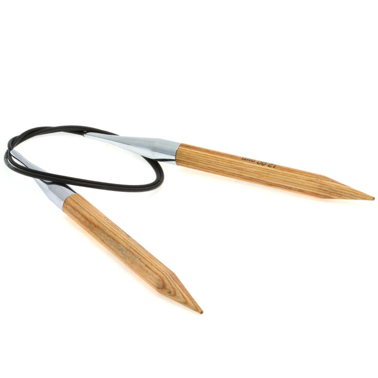Lana Grossa Rundpind Design Træ Natur Str.12,0/80cm
