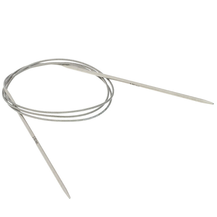 Lana Grossa Rundpind i rostfrit stål 2,5/100cm