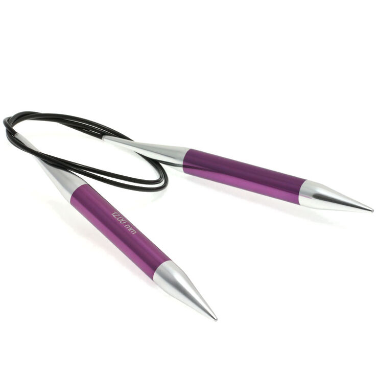 Lana Grossa Rundpind Aluminium Rainbow Str. 12,0/80cm