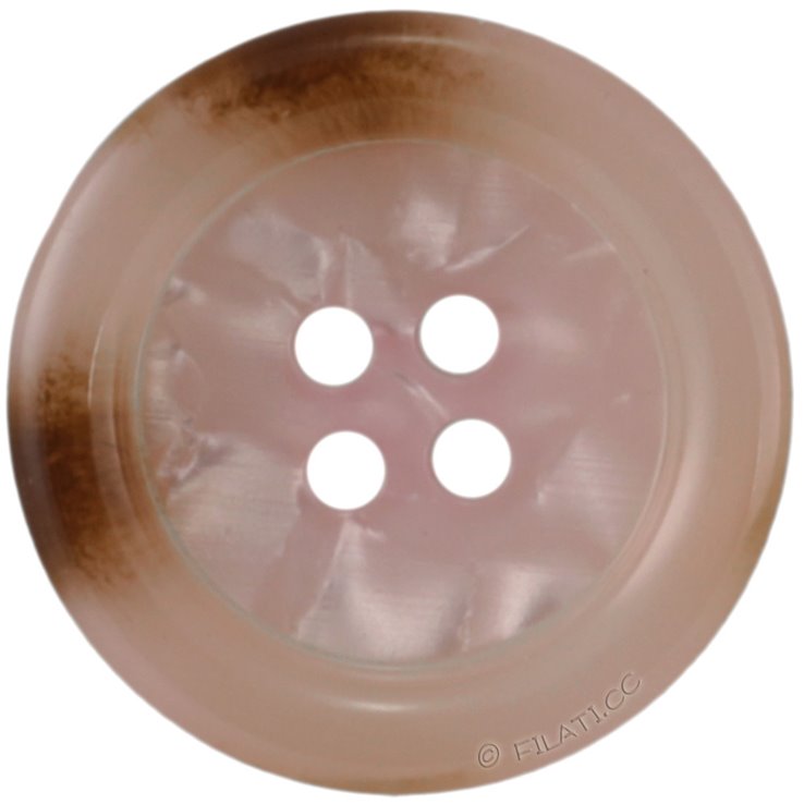 UNION KNOPF 454230/23mm | 46-rosa/brun