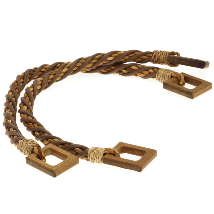 Taskehåndtag Madeleine 615108 | 108-lys/mellem/mørk brun