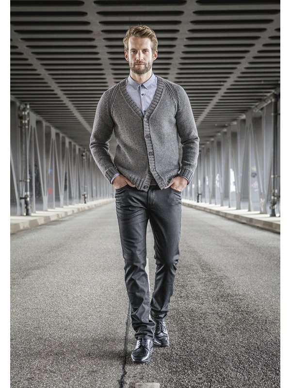 Lana Grossa GRÅ JAKKE Cool Wool Big