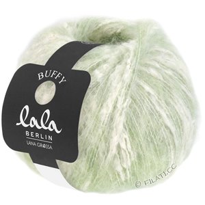 Lana Grossa BUFFY (lala BERLIN) | 04-pastelgrøn/rå hvid