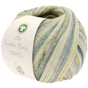 Lana Grossa CERTO Print (Linea Pura) | 110-grøngul/natur/oliven/beige/grå