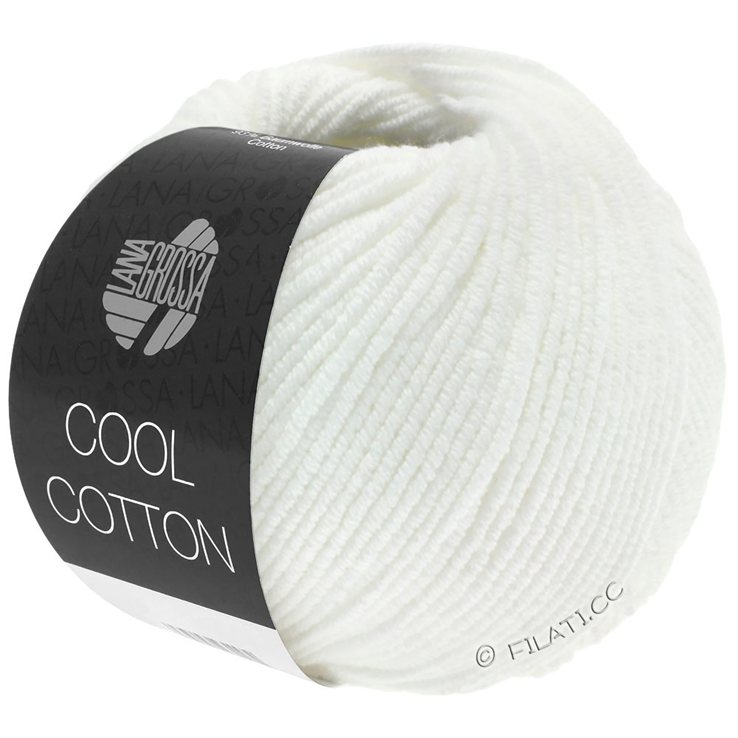 Lana Grossa COOL COTTON | 01-hvid