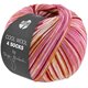 Lana Grossa COOL WOOL 4 SOCKS PRINT III | 7201-pink/vinrød/ecru/gul/kamel