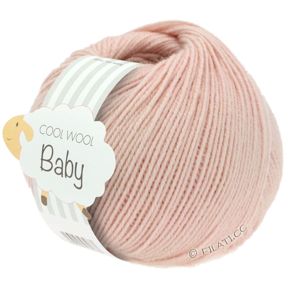 Lana Grossa COOL WOOL Baby 25g | 246-pudder rosa