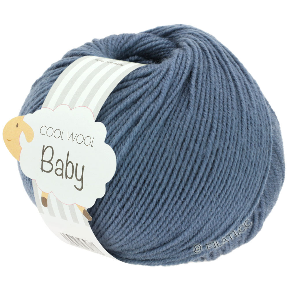 Lana Grossa COOL WOOL Baby 25g | 263-dueblå