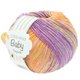Lana Grossa COOL WOOL Baby Dégradé | 514-orange/laks/lys gul/syren/violet