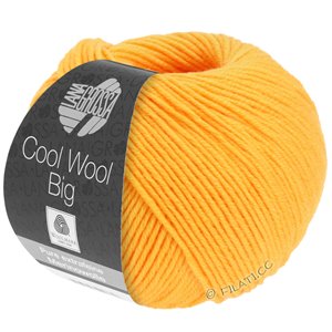 Lana Grossa COOL WOOL Big  Uni/Melange | 0995-æggeblomme gul