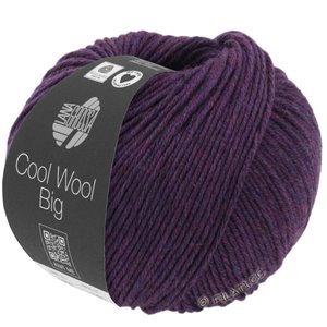 Lana Grossa COOL WOOL Big Mélange (We Care) | 1604-mørk violet meleret