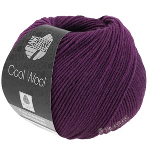 Lana Grossa COOL WOOL   Uni | 2023-mørk violet
