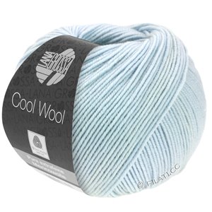 Lana Grossa COOL WOOL   Uni/Melange/Neon | 2057-pastelblå