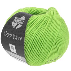 Lana Grossa COOL WOOL   Uni/Melange/Neon | 0509-lys grøn