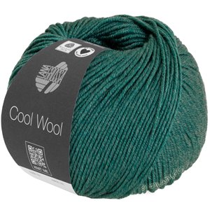 Lana Grossa COOL WOOL Mélange (We Care) | 1425-mørk grøn meleret