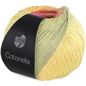 Lana Grossa COTONELLA | 03-lys grå/påskelilje/gul/rosa beige/pink/laks