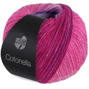 Lana Grossa COTONELLA | 07-lys grå/ruste/mørk grå/antracit/aubergine/vinrød/hindbærrød/pink/grå lilla