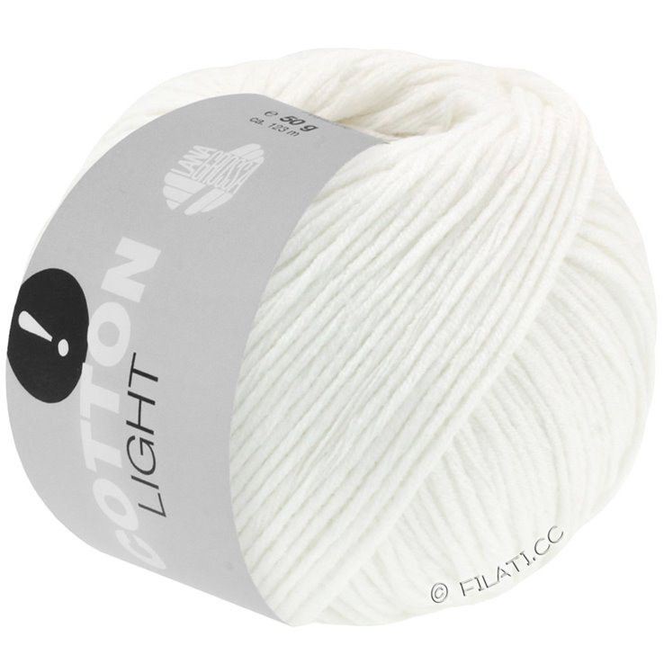 Lana Grossa COTTON LIGHT | 01-hvid