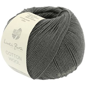 Lana Grossa COTTON WOOL (Linea Pura) | 07-mørk grå