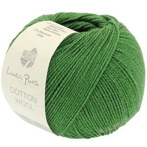 Lana Grossa COTTON WOOL (Linea Pura) | 19-lys grøn/mørk grøn