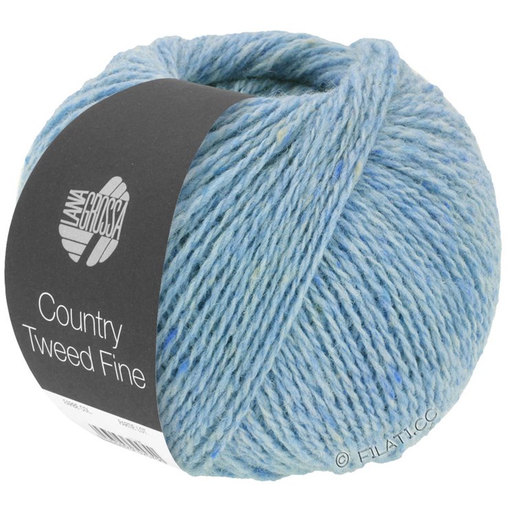 Lana Grossa COUNTRY TWEED Fine | 113-blå meleret