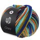 Lana Grossa CRAZY | 10-turkis/orange/sennep/royal