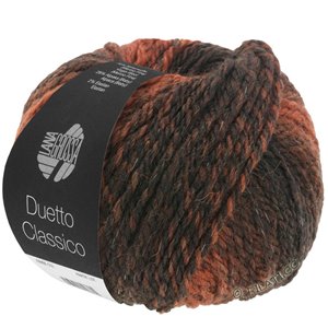 Lana Grossa DUETTO CLASSICO | 04-rødbrun/mørk brun/sortbrun