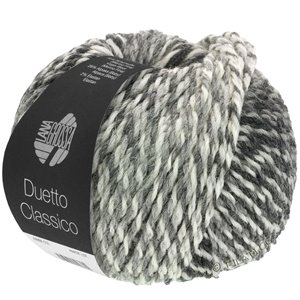 Lana Grossa DUETTO CLASSICO | 06-rå hvid/grå/antracit