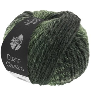 Lana Grossa DUETTO CLASSICO | 08-resedagrøn/mosgrøn/sortgrøn