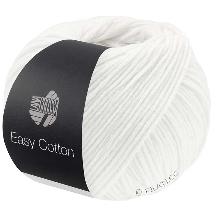 Lana Grossa EASY COTTON | 01-hvid