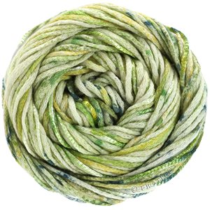 Lana Grossa ECCO Print | 103-sartgrøn/lys grøn/gulgrøn/mosgrøn/lys orange
