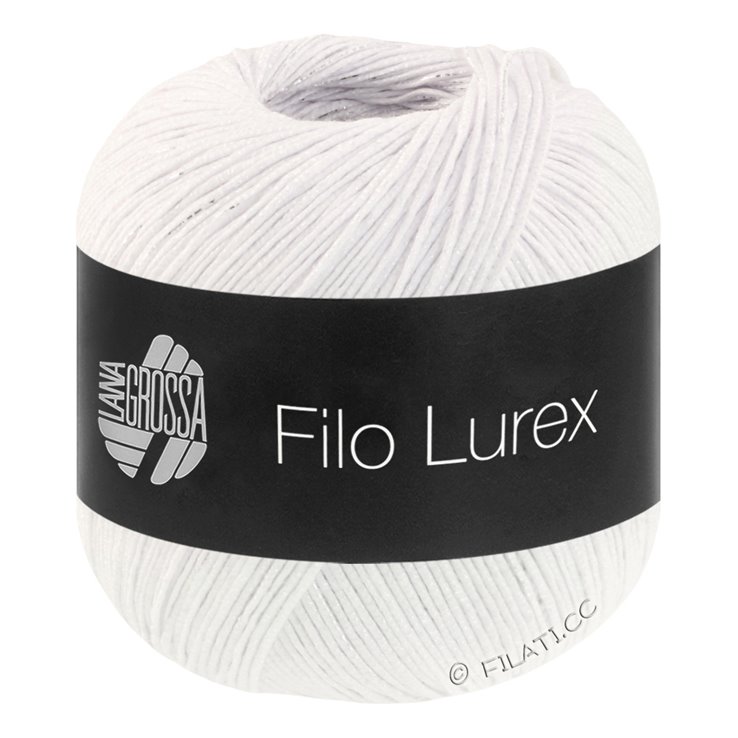 Lana Grossa FILO LUREX | 01-hvid