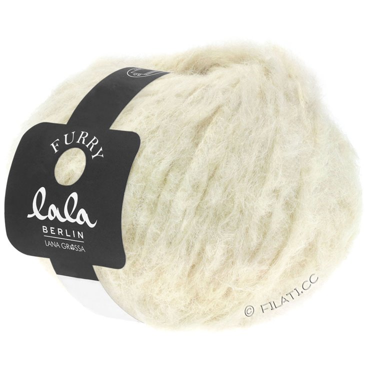 Lana Grossa FURRY (lala BERLIN) | 01-rå hvid