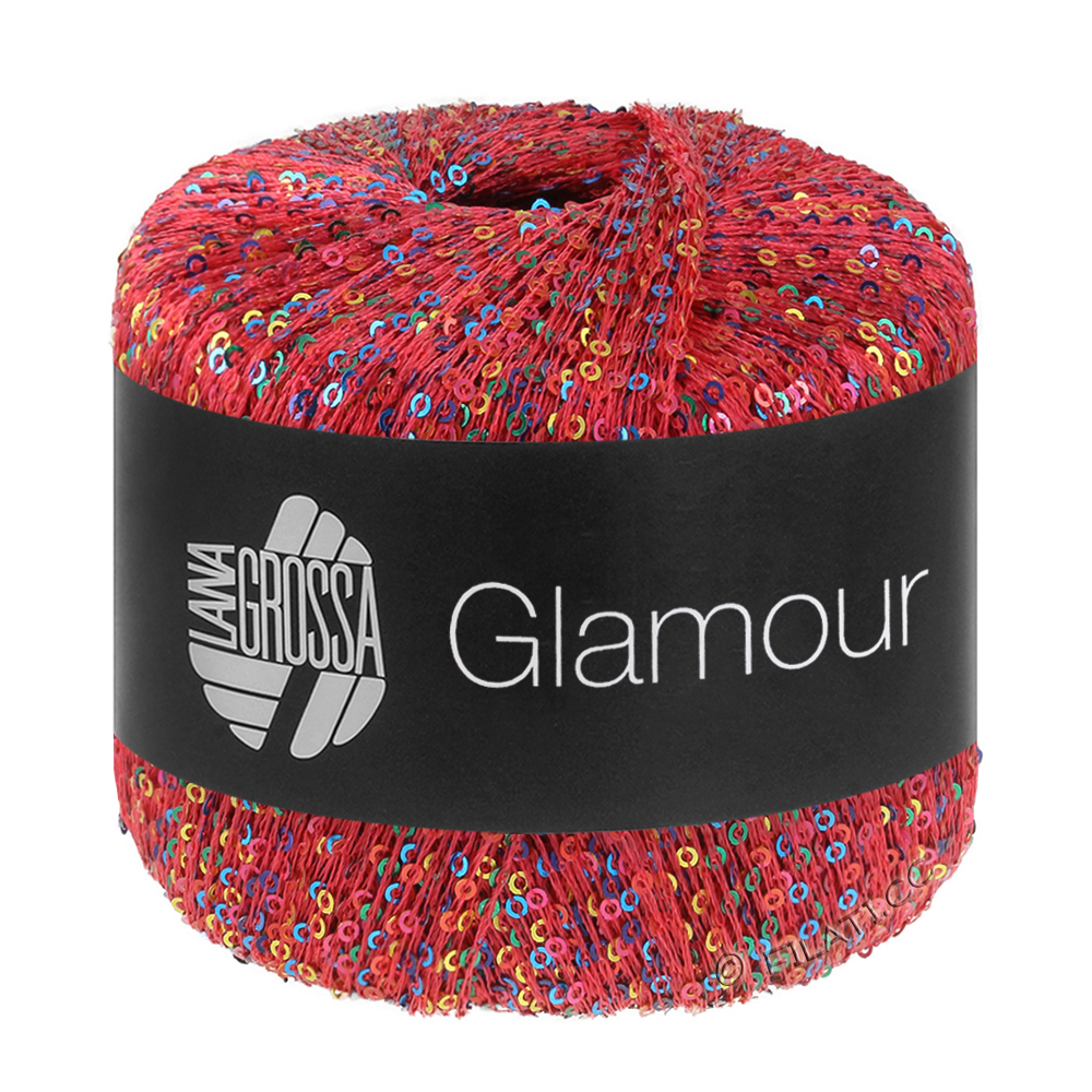 Lana Grossa GLAMOUR | 112-lys rød