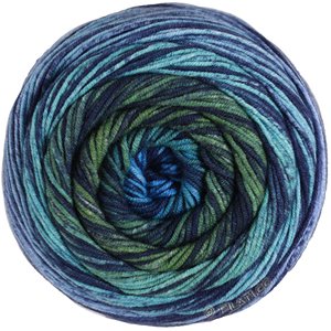Lana Grossa  | 224-antracit/mint/grågrøn/mintgrøn/lys blå