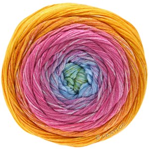 Lana Grossa GOMITOLO SOLE | 918-gul/orange/syren/pink/lys turkis/lys grøn