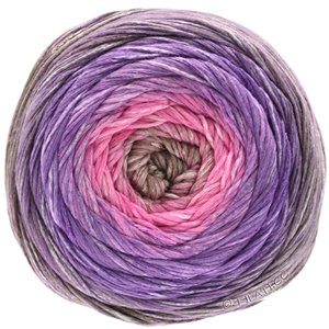 Lana Grossa GOMITOLO SOLE | 919-violet/rosa/pink/gråbeige/gråbrun