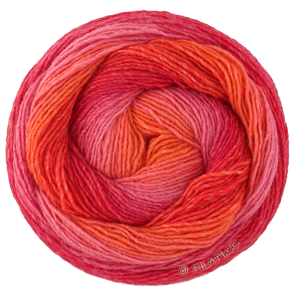 Lana Grossa GOMITOLO VERSIONE | 463-fuchsia/pink/tomat/rød